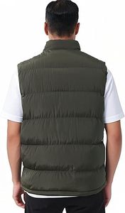 Venta Directa de Fábrica, Chaleco Acolchado Personalizado de Alta Calidad, Transpirable, para Hombre, Ropa de Invierno Informal, 100% Cierre de Cremallera, 220g - Product Image 6