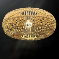 Abat-jour en rotin naturel tissé à la main, écologique et unique, décoration moderne rustique pour la maison, pour le salon, vente en gros, fabriqué au Vietnam