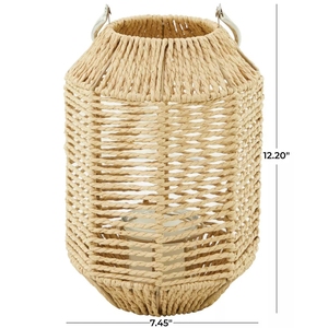 Jute Bougeoir De Noël Halloween Maison Jardin Décoration Lanterne Articles Écologiques Jute Lanterne Léger Pas Cher prix - Product Image 6