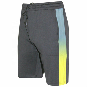 Traje de chándal de dos piezas para hombre, chándal informal de manga corta, con servicio OEM, Diseño a rayas de bajo nivel de pedido, 2023 - Product Image 5