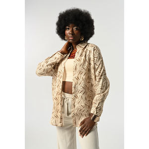 Collezione di Camicie Oversize da Donna in Lino 100% con Motivi - Product Image 1