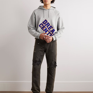 Sudaderas con capucha en blanco con bordado personalizado de alta calidad para hombre al por mayor con su propio logotipo - Product Image 3