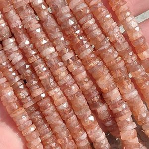 SunstoneTyre-Perles Heishi à Facettes en Forme de Pneu, pour Bijoux, 8 Pouces - Product Image 4