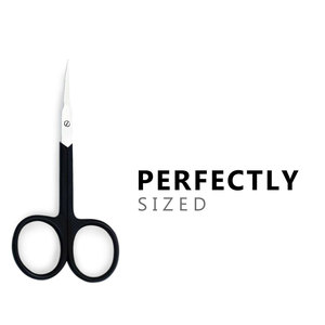 Tijeras profesionales de acero de 4 \ "de alta calidad para uñas con hoja de flecha curva afilada para manicura y cuidado de cutículas para uso de belleza - Product Image 4