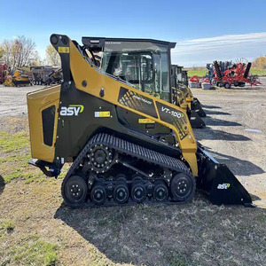 High Quality Cheap ASV VT-100 <b>Track</b> Skid Steer Loader Front Loader 8 Ton Caterpillar Engine HYDAC Hydraulic <b>Pump</b> Motor - Product Image 1
