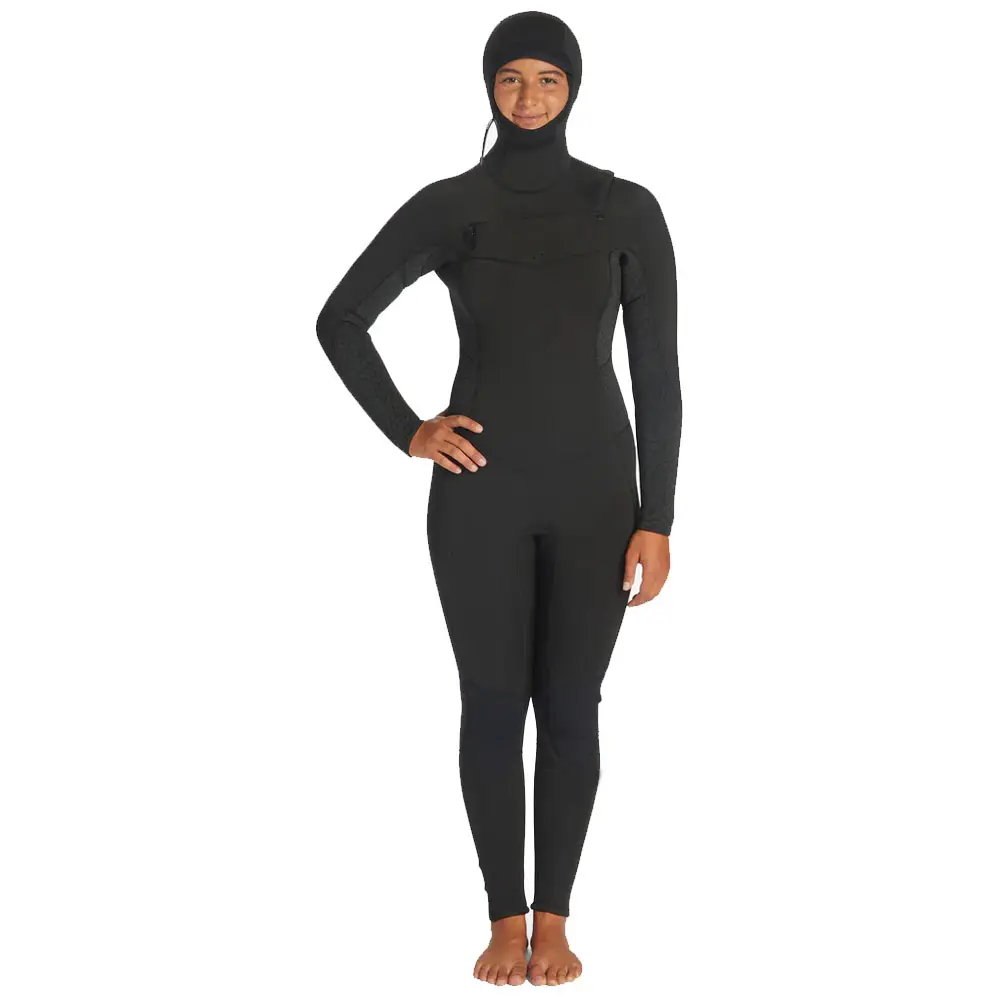 Combinaison de plongée en néoprène imperméable respirante à capuche 5/4mm Synergy pour femmes