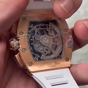 Reloj de Pulsera Personalizado con Cristales de Moissanita y Diamantes, Mecánico Automático Analógico Miyota, de Acero Inoxidable para Hombre - Product Image 3