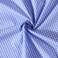 Tela de Algodón 100%, Tejido de Piel de Durazno, Teñido con Hilo, Estilo Espiga, Peso Medio, para Camisas y Ropa