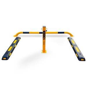 Barrera de Estacionamiento Personalizada Amarilla Estándar, Sensor de Elevación de Barrera de Acero para Estacionamiento de Autos - Product Image 1