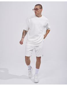 Ensemble d'entraînement d'été pour hommes, t-shirt et short de style décontracté écologique, survêtement à motif uni pour l'entraînement - Product Image 2