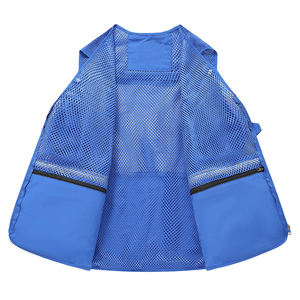 Gilet de pêche classique pour homme, respirant, uni, tissu tendance, gilet de pêche pour homme - Product Image 3