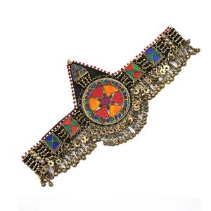 Joyería Étnica Afgana Hecha a Mano, Accesorio de Moda Decorativo Vintage para Mujer, para Eventos Tradicionales y Festivales - Product Image 1