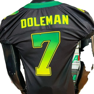 Maillot de football américain fan jersey parent sublimation attirail sergé broderie grande taille personnalisé usine pakistan vraies photos - Product Image 1