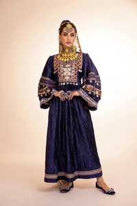 HOT SELLING <b>WEDDING</b> and PARTY WEAR AFGHAN <b>DRESSES</b> for WOMENS PREMIUM QUALITY WOMEN'S AFGHAN KUCHI <b>DRESS</b> - Product Image 2