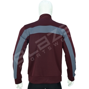 Sudaderas con capucha de manga larga personalizadas para hombre, novedad de la más alta calidad, sudaderas con capucha a rayas de algodón puro totalmente personalizadas, contraste bordado - Product Image 3