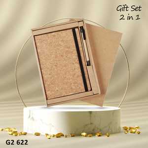 Juego de regalo corporativo de cuero hecho a mano de lujo más vendido, bolígrafo, diario y llavero, regalos promocionales de cuero para oficina y Universidad - Product Image 5