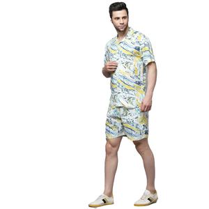 Wholesale Casual Style <b>Men's</b> Sportswear <b>Set</b> Summer <b>Shorts</b> <b>and</b> <b>Short</b> Sleeve <b>Top</b> Breathable <b>and</b> Quick Drying Fabric - Product Image 2
