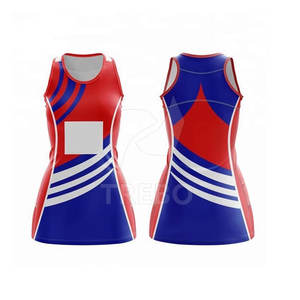 Uniforme de netball de alta calidad 100% poliéster ligero de secado rápido transpirable para mujeres adultas personalizable - Product Image 1