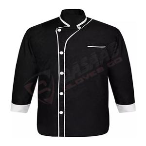 2024 transpirable mejor calidad verano Chefs uniforme cocinero-disfraces restaurante-servicio de comida-Hotel Chef abrigos - Product Image 2