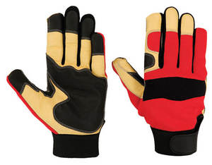 Gants de sécurité en cuir de mouton de haute qualité pour hommes Construction industrielle Gants mécaniques de protection pour le travail à la main - Product Image 3