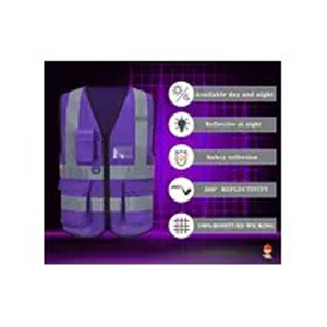 Gilet de sécurité réfléchissant Surveryor Orange maille gilet de sécurité veste haute visibilité vêtements de travail personnaliser - Product Image 3