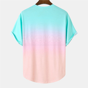 เสื้อยืดผู้ชายสีตามสั่ง ราคาขายส่ง พิมพ์โลโก้ เสื้อยืดผู้ชายคุณภาพสูง ขายดีที่สุด - Product Image 2