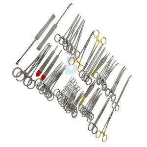 ชุดเครื่องมือผ่าตัดสัตวแพทย์สำหรับทำหมันสุนัขและแมว 141 ชิ้น - Product Image 2
