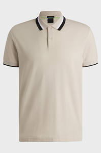 Nueva moda de alta calidad Paddy Active Polos con rayas en contraste 100% algodón Golf & Casual Streetwear Polos para hombres - Product Image 5