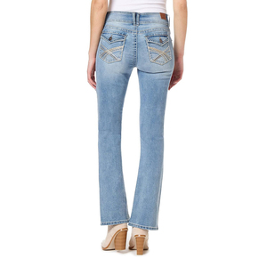 Nuevo diseño de calidad superior de las mujeres pantalones de mezclilla de color liso al por mayor precio de las mujeres pantalones vaqueros para la venta en línea - Product Image 5