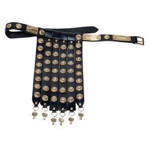 Ceintures en cuir d'armure musculaire grecque Design fantaisie Ceinture en cuir d'armure romaine en cuir pur de haute qualité pour la décoration intérieure Cadeaux - Product Image 6