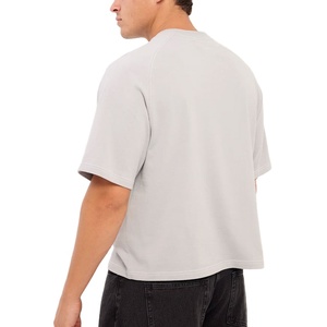 เสื้อยืดผู้ชายสำหรับฤดูร้อน ระบายอากาศได้ดี ผลิตโดยผู้ผลิตเสื้อผ้า คอกลม ทรงยาว ไซส์ใหญ่ เสื้อผ้า unisex น้ำหนักเบา ทรงบ็อกซี่ - Product Image 5