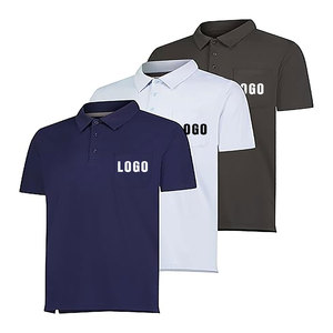 เสื้อโปโลฟิตยิมเนื้อผ้ายืดได้และเทคโนโลยีดูดซับความชื้นเหมาะสำหรับการฝึกซ้อมกีฬากลางแจ้ง - Product Image 1