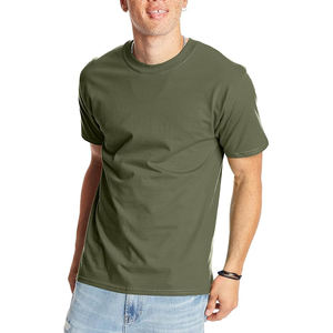 Approvisionnement d'usine hommes t-shirt coton respirant de haute qualité anti-rétrécissement durable ajustement durable fabriqué par des professionnels - Product Image 1