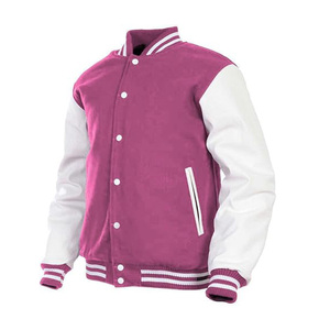 Veste universitaire pour homme, style lettreman et bomber, veste de collège - Product Image 2