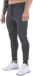 Pantalones Deportivos Casuales para Hombre, de Secado Rápido, 100% Algodón, Transpirables, con Cordón Ajustable, para Entrenamiento - Product Image 4