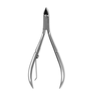 Pinzas para cutículas de pedicura de alta resistencia para salón profesional con hoja curva de acero inoxidable para el cuidado de los dedos de manicura - Product Image 1