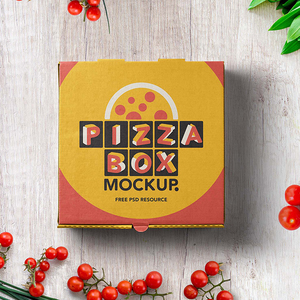 <strong>Factory</strong> Cheap Food Grade White Corrugated Cardboard Pizza Box Wholesale Pizza Box <strong>Supplier</strong> Custom Pizza Paper Boxes - Product Image 1