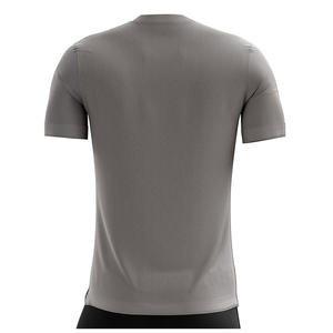 Camiseta deportiva personalizada para hombre-100% algodón Spandex mezcla correr gimnasio ropa informal de manga corta 2024 nuevo en blanco - Product Image 2