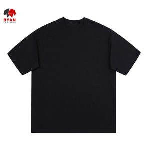 Camisetas Personalizadas de Manga Corta con Cuello Redondo para Hombre, con Logotipo Frontal, Tejido de Punto de Poliéster/Algodón, Transpirable, Corte Regular, Estilo Casual - Product Image 1