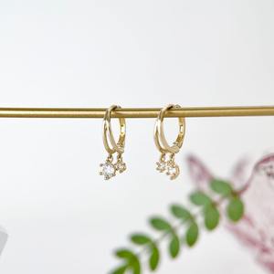 Pendientes de Plata de Ley 925 Hechos a Mano, Estilo Bohemio, con Topacio Blanco, Joyería de Moda para Mujer, Regalo - Product Image 5