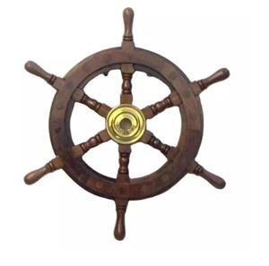 Latest Modern Nautical Beach Wooden Boat <b>Ship</b> Steering <b>Wheel</b> Best in Category Home Boat Indoor Boat <b>Ship</b> <b>Wheel</b> Decor Usage - Product Image 2