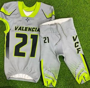 Uniformes de Fútbol Americano Personalizados de Alta Calidad con Impresión Digital Transpirable, para Hombres Adultos, Tallas Grandes, Marca Personalizada - Product Image 5