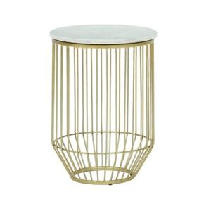 Table de salon en marbre de forme ovale pour hôtel à prix raisonnable table en métal fait main avec plaqué or pour la maison - Product Image 6