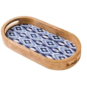 ถาดเสิร์ฟไม้เครื่องใช้บนโต๊ะอาหารถาดเสิร์ฟอาหารและอาหารเช้าแบบใช้แล้วมาใหม่ - Product Image 3