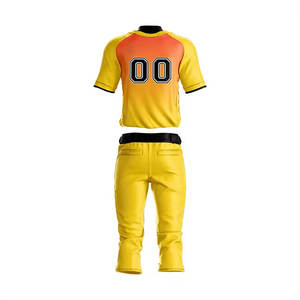 Nouvelle arrivée sur mesure propre Logo Baseball uniforme ensemble fabriqué en usine conception Unique Baseball uniforme pour adultes - Product Image 3