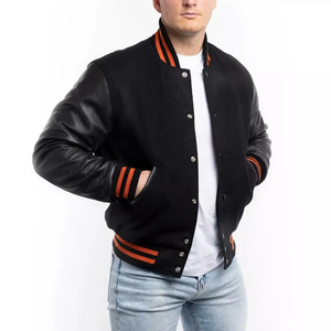 Chaqueta universitaria premium OEM al por mayor, personalizada, unisex, de moda, estilo urbano premium, diseño vintage, de alta calidad, para invierno. - Product Image 1