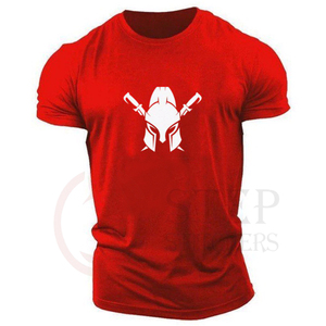 Camisetas de entrenamiento transpirables para hombre, ropa deportiva para correr, de alta calidad, Color dorado y azul marino, cuello redondo, hechas a medida - Product Image 1