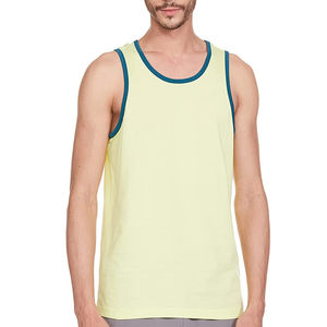 OEM Custom Lightweight Performance Mens Gym <b>Tank</b> <b>Top</b> Fitness Sportswear - Product Image 5