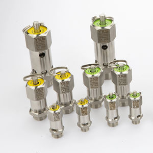 Válvula de Seguridad de Acero Inoxidable con Certificación CE |   Conexión de 1/8″ |   Presión de 21-65 bar |   316L - Product Image 1