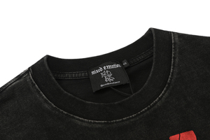 2026 Men's Acid Wash Vintage Graphic T-Shirt Heavyweight Streetwear Pattern printed shirt for men - Product Image 6